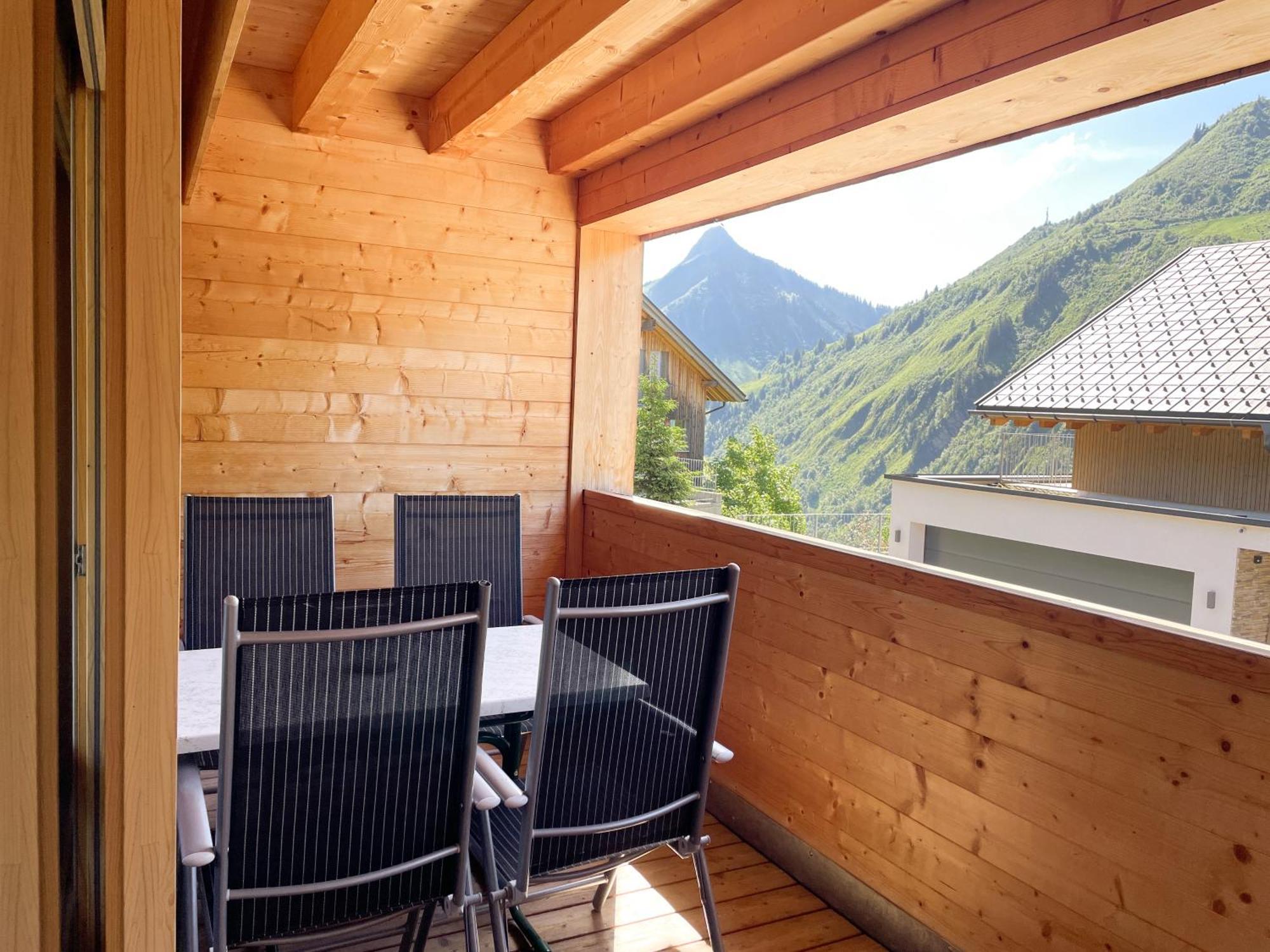 Apartmán Damuelser Holzhus Exteriér fotografie